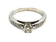 Bague 53 Bague Solitaire Or blanc Diamant 58 Facettes 1161915CN