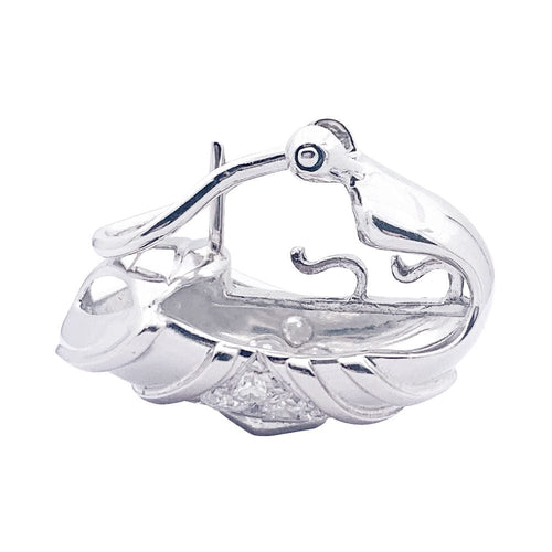 Boucles d'oreilles Boucles d'oreilles Repossi en or blanc, diamants. 58 Facettes 33545