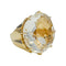 Bague 50 Bague H.Stern, "Moon Light", or naturel, diamants, cristal de roche. 58 Facettes 31005