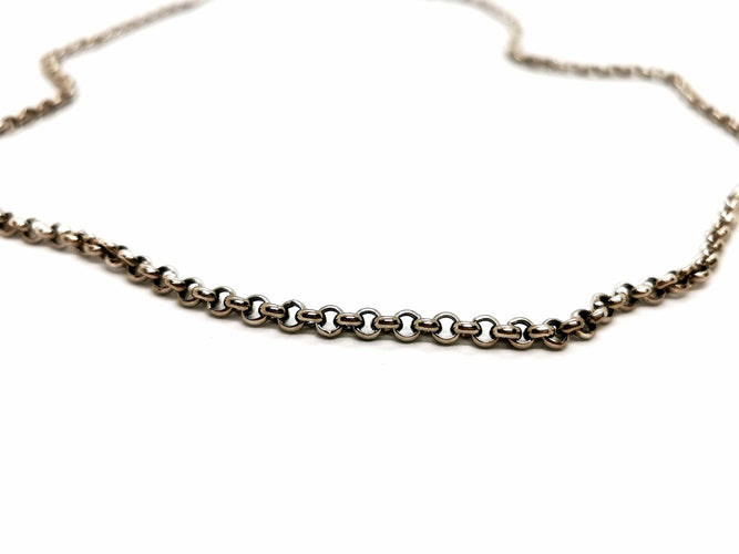 Collier Collier Maille jaseron Or blanc 58 Facettes 1089414CN