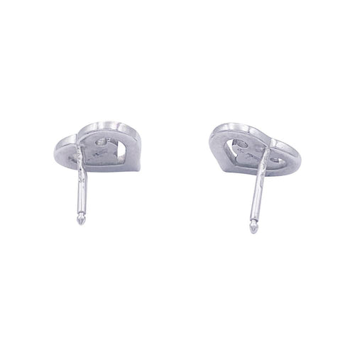 Boucles d'oreilles Puces d'oreilles O.J Perrin, "Légendes", or blanc, diamants. 58 Facettes 32968