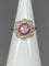 Bague Bague diamants et rubis 58 Facettes