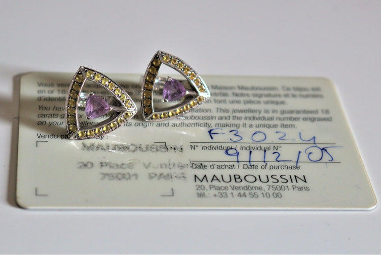Boucles d'oreilles MAUBOUSSIN boucles d'oreilles "Tellement Subtile pour Toi" 58 Facettes 413