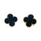 Boucles d'oreilles Boucles d'oreilles Van Cleef & Arpels, "Magic Alhambra", or jaune, onyx. 58 Facettes 31673