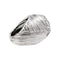 Bague 46 Bague dôme en or, platine et diamants. 58 Facettes 30943