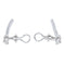 Boucles d'oreilles Boucles d'oreilles Pendantes Or blanc Diamant 58 Facettes 578261CD