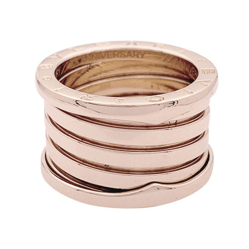 Bague 54 Bague Bulgari, "B.Zero1 XXth Anniversary", en or rose. 58 Facettes 33234