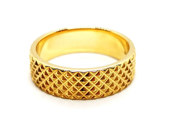 Bague 65 Tiffany & Co Bague Alliance Pointe de diamant Or jaune 58 Facettes 1365541CN