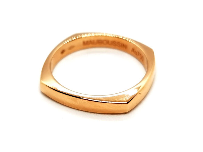 Bague 61 Mauboussin Bague Alliance Odéon d'amour Or rose 58 Facettes 1468608CN