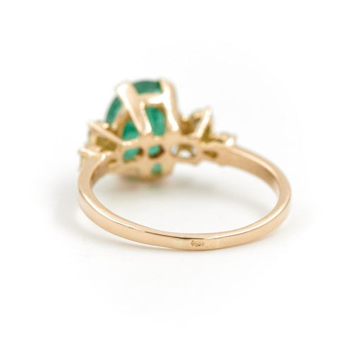 Bague 53 Bague Or jaune Emeraude 58 Facettes 1751507CN