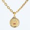 Pendentif Pendentif or jaune + qu'hier - que demain 58 Facettes CVP48