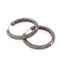 Boucles d'oreilles Créole argent, diamants 58 Facettes 1