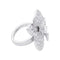 Bague 54 Bague Cartier, "Caresse d'Orchidées", or blanc, diamants. 58 Facettes 33162