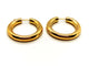 Boucles d'oreilles Boucles d'oreilles Créoles Or jaune 58 Facettes 1351520CN