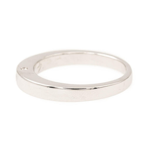 Bague 59 Bague Alliance Or blanc Diamant 58 Facettes 2090707CN