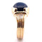 Bague 65 Chevalière homme en or jaune 18 carats saphir et diamants 58 Facettes