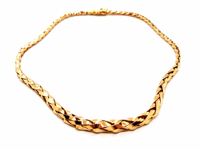 Collier Collier Maille palmier Or rose 58 Facettes 1763145CN
