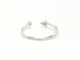 Bague 56 Bague Toi et Moi Or blanc Diamant 58 Facettes 579289RV