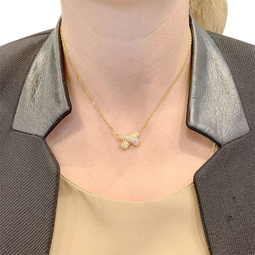 Collier Collier Fred "Ombre Féline" en or jaune, diamants. 58 Facettes 31551