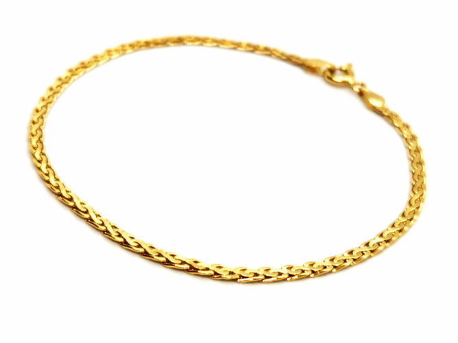 Bracelet Bracelet Maille haricot Or jaune 58 Facettes 1637052CN