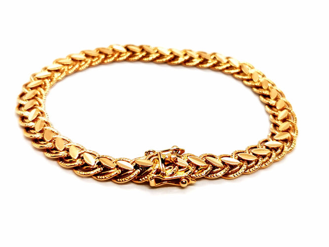 Bracelet Bracelet Maille Or jaune 58 Facettes 1292253CN