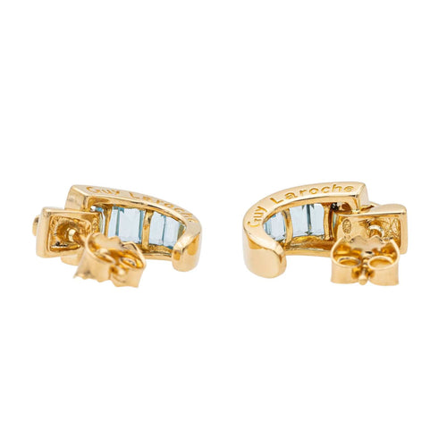 Boucles d'oreilles Guy Laroche Boucles d'oreilles Or jaune Topaze 58 Facettes 2662657CN