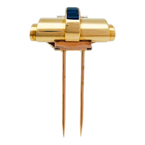 Clip Clip Boucheron en or platine, diamants et saphirs. 58 Facettes 30762