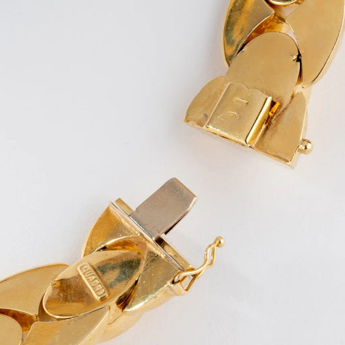 Collier Collier or jaune maillon 58 Facettes 1