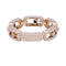 Bague 52 Bague Messika, "Move Link Multi Pavé", or rose, diamants. 58 Facettes 33485