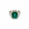 Bague Bague Or Diamants Emeraude 58 Facettes