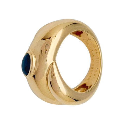 Bague 49 Bague vintage Cartier, "Colisée", or jaune, saphir. 58 Facettes 31536