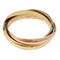 Bracelet Bracelet Cartier "Trinity" en or de trois tons. 58 Facettes 30810