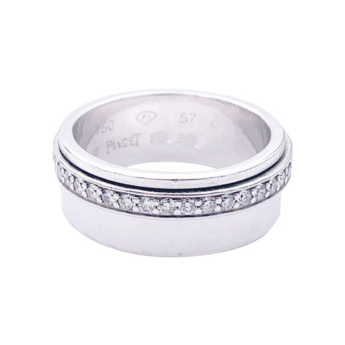 Bague 57 Bague Piaget, "Possession", or blanc, diamants. 58 Facettes 32977