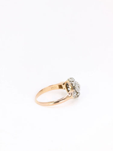 Bague Bague marguerite ancienne diamants 58 Facettes J126
