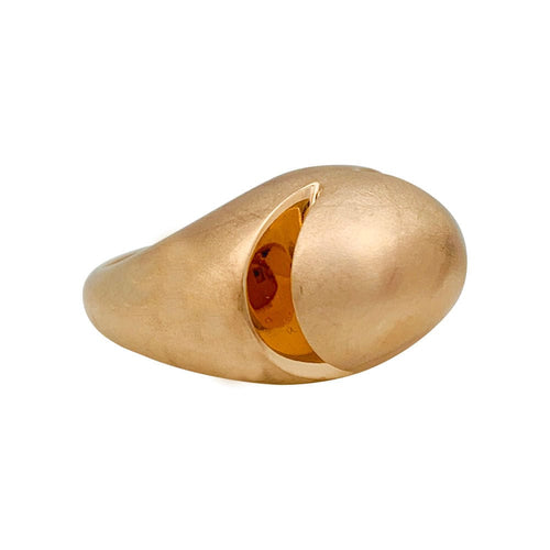 Bague 51 Bague Bulgari "Cabochon" en or rose. 58 Facettes 30902