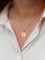 Pendentif Médaille amour Augis ronde or et diamant, Plus qu’hier moins que demain 58 Facettes 923