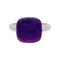 Bague 51 Bague Pomellato, "Nudo", améthyste, diamants, deux ors. 58 Facettes 33420