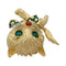 Collier Clip vintage, "Chat". 58 Facettes 32383