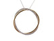 Collier collier POIRAY POIRAY tresse gm en or jaune & blanc diamants 58 Facettes 249003