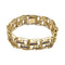 Bracelet Bracelet vintage, or jaune, émail. 58 Facettes 31987