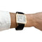 Montre Montre Cartier modèle "Santos Dumont" en or rose sur cuir. 58 Facettes 31929
