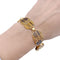 Bracelet Bracelet vintage, or jaune, oeil de tigre. 58 Facettes 32318