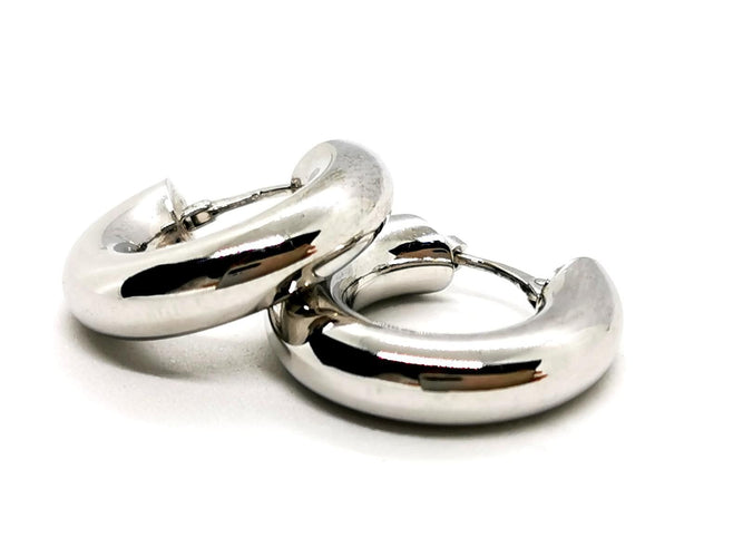 Boucles d'oreilles Boucles d'oreilles Créoles Or blanc 58 Facettes 1668017CN