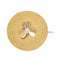 Broche Broche or jaune trèfle perle 58 Facettes CVBR19