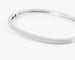 Bracelet Bracelet or gris rigide ouvrant en diamant 58 Facettes