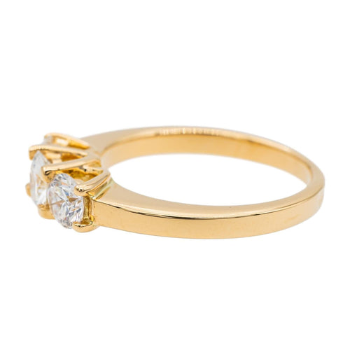 Bague 51 Bague Trilogie Or jaune Diamant 58 Facettes 2734300CN