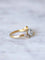 Bague toi et moi ancienne aigue-marine, perle, diamants 58 Facettes