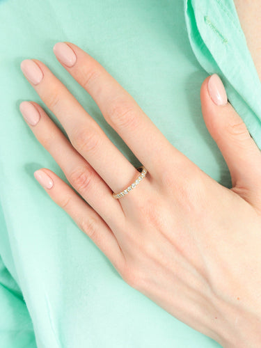 Bague Or Jaune / 61 / Diamants ALLIANCE "AMERICAINE" 27 DIAMANTS 58 Facettes BO/210014