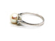 Bague 57 Bague Or blanc Perle 58 Facettes 1091909CD