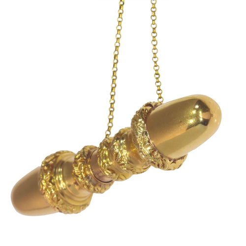 Pendentif Pendentif bijou mystère néerlandais sur chaîne 58 Facettes 23104-0041